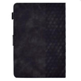 Universal 3D Pattern Smart Tablet Folio Etui - 10" - Sort