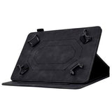 Universal 3D Pattern Smart Tablet Folio Etui - 10" - Sort