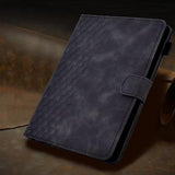 Universal 3D Pattern Smart Tablet Folio Etui - 10" - Sort