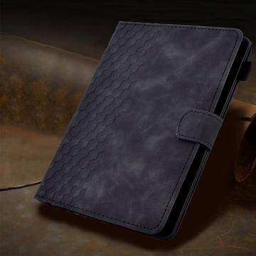 Universal 3D Pattern Smart Tablet Folio Etui - 10" - Sort