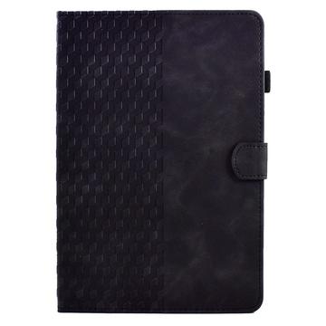 Universal 3D Pattern Smart Tablet Folio Etui - 10" - Sort