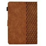 Universal 3D Pattern Smart Tablet Folio Etui - 10" - Brun