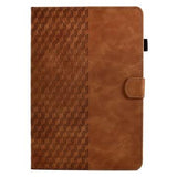 Universal 3D Pattern Smart Tablet Folio Etui - 10" - Brun