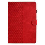 Universal 3D Mønster Smart Tablet Folio Etui - 10" - Red