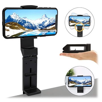 Universel Justerbar Mobilholder til Flyrejser - 5.5-9.5cm - Sort