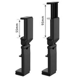 Universel Justerbar Mobilholder til Flyrejser - 5.5-9.5cm - Sort