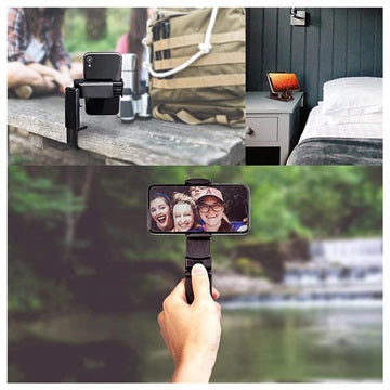 Universel Justerbar Mobilholder til Flyrejser - 5.5-9.5cm - Sort