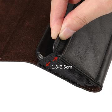 iPhone/smartphone universal bælte cover/taske 16x8.3x1.8cm - Sort