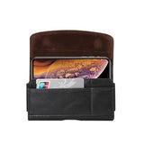 iPhone/smartphone universal bælte cover/taske 16x8.3x1.8cm - Sort