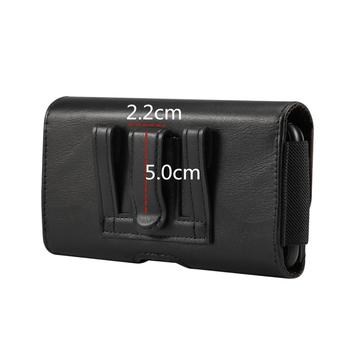 iPhone/smartphone universal bælte cover/taske 16x8.3x1.8cm - Sort
