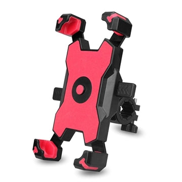 Universal Mobilholder til Cykel BG-116 - 3.5"-6.8" - Styr - Rød