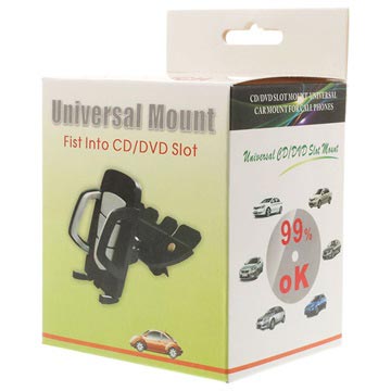 Universal CD/DVD-kortspor Bilholder S051