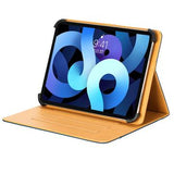 Universal Dual-Color læderetui til tablet - 11"-12.4" - Blå