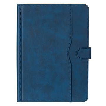 Universal Dual-Color læderetui til tablet - 11"-12.4" - Blå