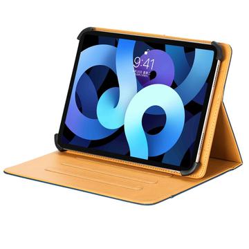 Universal Dual-Color læderetui til tablet - 11"-12.4" - Lilla