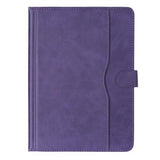 Universal Dual-Color læderetui til tablet - 11"-12.4" - Lilla