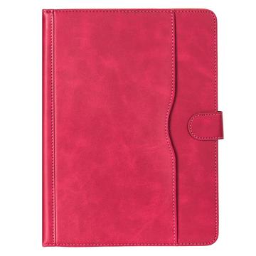 Universal Dual-Color læderetui til tablet - 11"-12.4" - Hot Pink