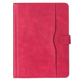 Universal Dual-Color læderetui til tablet - 11"-12.4" - Hot Pink