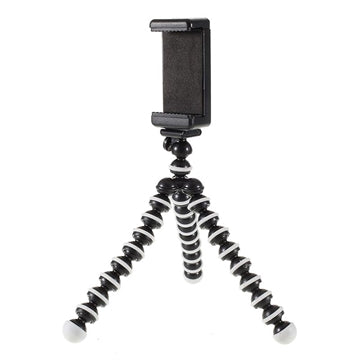 Universal Fleksibelt Smartphone Tripod Stativ - 60-85mm - Sort