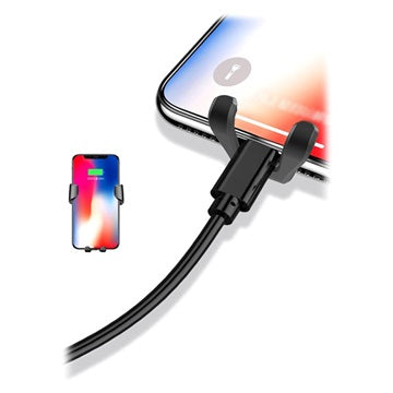 Universal Gravity Mobilholder til Luftkanal - Sort