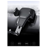 Universal Gravity Mobilholder til Luftkanal - Sort