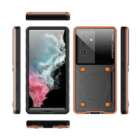 Universal IP68 vandtæt etui / undervandscover - 6.9" - Sort