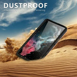 Universal IP68 vandtæt etui / undervandscover - 6.9" - Sort