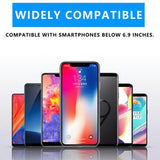 Universal IP68 vandtæt etui / undervandscover - 6.9" - Sort