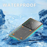 Universal IP68 vandtæt etui / undervandscover - 6.9" - Cyan