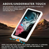 Universal IP68 vandtæt etui / undervandscover - 6.9" - Hvid
