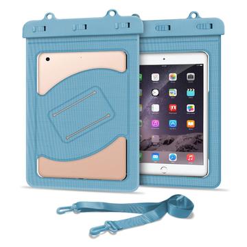 Universelt IPX8 vandtæt tablet-etui - 9" - Blå