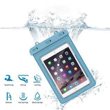 Universal IPX8 vandtæt tablet-etui - 9" - Cyan