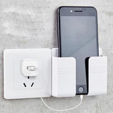 Universal Mobile Holder for Wall - 9.9x2.5cm - White