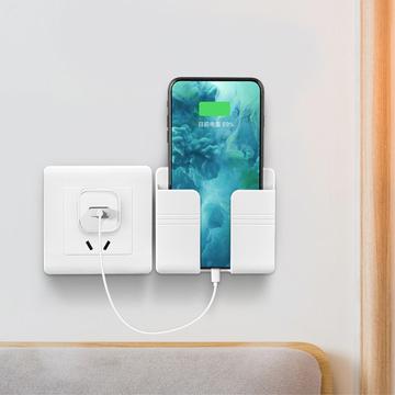 Universal Mobile Holder for Wall - 9.9x2.5cm - White