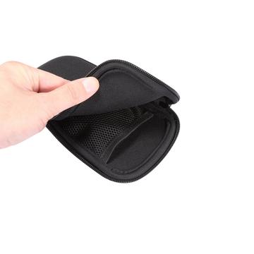 Universel mobiltelefonetui i nylon med lynlås og snor - 6.7–6.9" - Sort