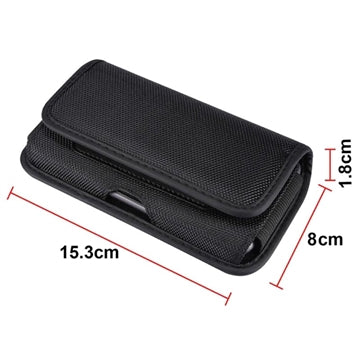Universal Oxford Bæltetaske med Kortholder - 5.4" - Sort