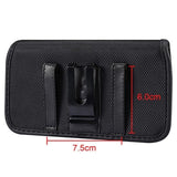 Universal Oxford Bæltetaske med Kortholder - 5.4" - Sort