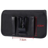 Universal Oxford Bæltetaske med Kortholder - 6.9"-7.2" - Sort