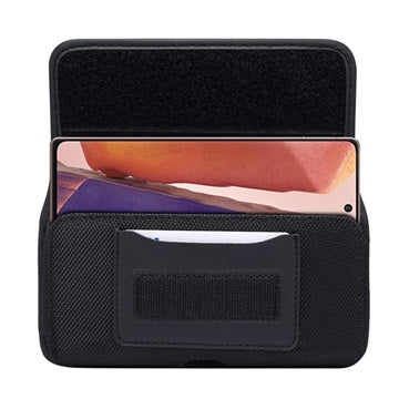 Universal Oxford Bæltetaske med Kortholder - 6.9"-7.2" - Sort