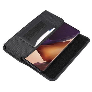 Universal Oxford Bæltetaske med Kortholder - 6.9"-7.2" - Sort