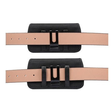 Universal Oxford Bæltetaske med Kortholder - 6.9"-7.2" - Sort