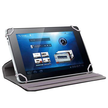 Universal Roterende Folio Cover til Tablet - 7.9"-8.4" - Sort