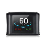 Universal Smart Digital HUD Bil Hastighedsmåler T600 - Sort