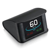 Universal Smart Digital HUD Bil Hastighedsmåler T600 - Sort