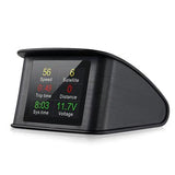 Universal Smart Digital HUD Bil Hastighedsmåler T600 - Sort