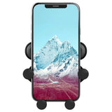 Universal Gravity Mobilholder til Luftkanal til Smartphone - Sort