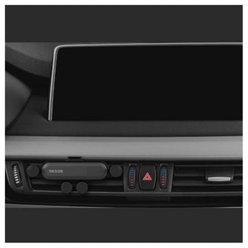Universal Gravity Mobilholder til Luftkanal til Smartphone - Sort