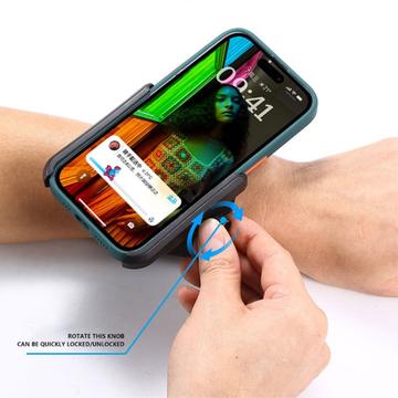 Universal sportsarmbånd med smartphoneholder - 4"-7" - sort