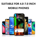 Universal sportsarmbånd med smartphoneholder - 4"-7" - sort