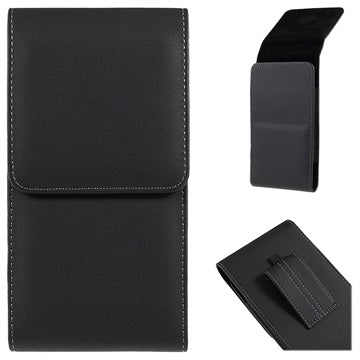 Universel Lodret Smartphone Taske - 6.7in - Sort